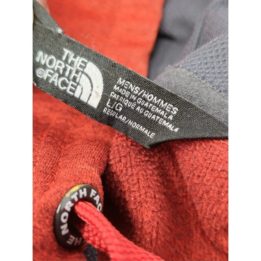 The‎ North Face Hoodie Men's Sz Large Mountain Athletics Pullover Red Sweatshirt
